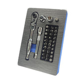 Mini 2-in-1 Flexible Head 1/4" Ratchet Wrench Complete Kit Full Product Introduction