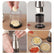 Manual Hand Chopper, Lightweight Portable Slap Mincer for Home Kitchen Stainless Steel Plastic 6.3 x 2.3 in 1 Piece