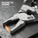 9" Ratchet Self-Locking Wire Cutter, Electrician Pliers Self-Locking Mechanism, Non-Slip Handle, For Electrical Wiring, Cable Cutting, Industrial Maintenance, Home DIY