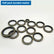 245PCS Bonded Washer Gasket Repair Kit, 12 Sizes Composite Oil Sealing Washers 6mm to 30mm, Semi-Wrap Metal Rubber Combination Sealing Gaskets for Auto Engine, Hydraulic, Motorcycle, Truck Repair