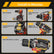 Magnetic Bit Holder for Cordless Drills, 8 Bits, Left/Right Mount Belt Clip Mount Fits Milwaukee, DeWalt, Ridgid, Makita, Bosch and Ryobi drills and screwdrivers, More