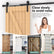 Barn Door Soft Close Kit,Matching 88-132 Pounds Single Door Equipped with Spring Buffer Damper, Upgrade Hole-Free Version, 2PCS