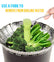 Vegetable Steamer Basket for Cooking Food, Stainless Steel Veggie Steam Basket for Pot, Folding Expandable Steaming Insert with Extendable Handle Fits Various Size Pot