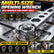 4-Prong Multifunctional Angle Grinder Wrench, Universal Adjustable Spanner for Grinders and Polishers (Single-Ended/Double-Ended)