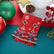 Glitter Christmas Tree Dangle Earrings Dainty Rhinestone Enamel Christmas Drop Earrings Holiday Party Jewelry for Women