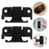 10 Pcs Push to Cabinet Connectors for Furniture Panels ABS Black Set, Fast Install with Tight Grip, for Kitchen Cabinet Projects and Table Top Use