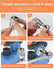 Adjustable Universal Socket (10–19 mm) with 3/8-inch Extension Bar