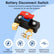 2Pcs Battery Disconnect Switch 12 Volt 24 Volt, High Conductivity Battery Cut Off Switch, Pure Copper Manual Rotary Battery Shut Off Switch for Car Truck RV Boat Power Control