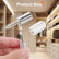 100 Pack Cabinet Shelf Pegs, Self Tapping Screws Cabinet Laminate Support, Shelf Pins with Non-Slip Sleeve for Kitchen Cabinet, Cupboard, Bookcase