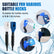 Oil Funnels for Automotive Use, Upgraded Universal Household Folding Buckle Funnel, Universal Wide Mouth Funnel, Easy to Carry Wide Mouth Flexible for Car Motorcycle