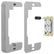 10 Pcs Wall Plate Spacer,Spacers for Electrical Outlets, Metal Flush Fit Device Leveling Plates for Electrical Outlet Repair, Fix Loose Outlets and Electrical Boxes