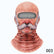 Funny Ski Mask for Men Realistic Old Man Face Balaclava 3D Printed Winter