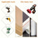 11-Piece Rotary Multi-Tooth Hole Saw Kit with Mandrel, Hex Key, Interchangeable Blades – 3/4"-2-1/2" Power Tool Accessory for Wood, PVC Cutting, Durable Tools Drill Bit Set