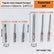 6PCS Universal Hexagon Step Bit (1–6mm) — Compatible with All Screws