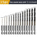 Hex Shank Twist Drill Bit Set Wood Metal Hole Cutter Core Drilling Tool Cobalt Drill Bits 2/3/4/5/6/7/8/9/10/12mm (Color : /, Size : 15pcs Set)