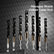 Hex Shank Twist Drill Bit Set Wood Metal Hole Cutter Core Drilling Tool Cobalt Drill Bits 2/3/4/5/6/7/8/9/10/12mm (Color : /, Size : 15pcs Set)