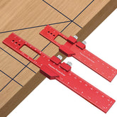 Precision Pocket Ruler | Woodworking Marking Positioning Ruler