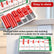 175PCS Red Electrical Outlet Spacers Kit, 85PCS 6-32 Thread Cup Head Mounting Screws and 90PCS Outlet Spacer Without Threaded, Outlet Spacers for Electrical Box, Screws Switch and Receptacle