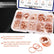 9 Sizes Metric Copper Crush Washers Assortment Kit Crush Washer Oil Drain Plug Crush Washer Assortment M5 M6 M8 M10 M12 M14
