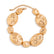 Chunky Irregular Hammered Statement Necklace | High Shine Gold Collar