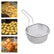 Stainless Steel Hot Pot Filter Mesh Kitchen Drain Basket Heavy Duty Frying Serving Food Spaghetti Strainer Spoon for Cooking