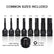 1/2 Inch Drive Impact Hex Allen Bit Socket Set