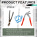 2026 New Car Clip Pliers/Disassembly Tools,Stainless Steel Car Clip Remover Tool with Anti-Slip Grip,Spring-Loaded Auto Clips Removal Pliers for Cars Door Panel Dashboard Interior Trim (Red, 1PC)