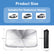 Collapsible Windshield Sunshade - Portable Foldable Front Windshield UV Blocker, Heat Insulation, Easy Setup, Adaptable to Most Cars, Auto Exterior Accessory for Summer,car accessories,toolupgrade