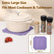 Magnetic Silicone Trivet Mat - Heat Resistant Hot Pad for Hot Dishes, Pots & Pans, Non-Slip Table & Countertop Protector