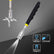 1 Piece 8LBs Telescoping Magnetic Flashlight Pickup Tool with 3 LED Lights, Magnet Stick Rod Extendable 7.5" to 31"
