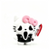 Screaming Kitty Halloween Figurine Keychain, Cute Spooky Ghost Face Cat Pendant Ornament, Gothic‑Style Desktop Decoration, 2‑Color Collectible Gift for Halloween Party