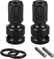 1/2 to 1/4 Socket Adapter Converter Impact Wrench Drill Bit Set Conversion Head for Driver Electric Screwdriver Chuck Adapter Hex Drive Accessories for Air Hammer 1/2 Inch to 1/4 Inch Heavy Duty