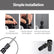 1/2 to 1/4 Socket Adapter Converter Impact Wrench Drill Bit Set Conversion Head for Driver Electric Screwdriver Chuck Adapter Hex Drive Accessories for Air Hammer 1/2 Inch to 1/4 Inch Heavy Duty