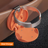 2‑in‑1 Foldable Car Door Cup Holder, Multifunctional Car Drink & Phone Mount, Hanging Beverage Bottle Holder for Car Door Panel, Hidden Stowable Auto Interior Accessory