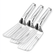 Stainless Steel Spatula Tongs for Cooking Fish Gripper Handy Pizza Clip Slotted Double Spatula Grill Tongs Metal s for Kitchen Use Fish