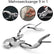 9-in-1 Keychain Multitool Pliers, Solid Stainless Steel Build, Portable Folding Pocket Multi-Tool for Camping (1PCS)