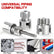 4PCS PVC Pipe Threader Kit (1/2", 3/4", 1", Hex Shank), Integrated Internal & External Straight Threading Tapping Tool, Heavy-Duty Plastic Tube Reamer Deburring Set for Power Drill, DIY Plumbing Tool