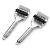 16x7x3.1cm High Grade Stainless Steel Noodle Lattice Roller Docker Dough Cutter Pasta Spaghetti Maker for Kitchen Cooking Tools