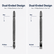 6Pcs Dual-Ended Step Hex Screwdriver Bit Set, 2-8mm Universal Magnetic Drill Bits