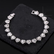2Pcs Heart Shaped Cuban Chain Necklace Set,Hip Hop Style Choker Jewelry Set