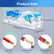 30PCS Low Voltage T Tap Wire Connectors for 20-14 AWG, No Stripping Solderless Lever Lock Quick Connect Splice,1 in 1 Out Wire Connectors, for Landscape Lighting, LED Wiring