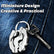 9-in-1 Keychain Multitool Pliers, Solid Stainless Steel Build, Portable Folding Pocket Multi-Tool for Camping (1PCS)