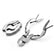 9-in-1 Keychain Multitool Pliers, Solid Stainless Steel Build, Portable Folding Pocket Multi-Tool for Camping (1PCS)