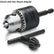 1.5-13mm Converter 1/2 Shank -20UNF Key Drill Chuck Thread Quick Change Adapter SDS 1/4 Shank Hex Impact Driver Wrench Bit Connecting Rod(Chuck SDS Adapter)