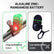 2 Pack Fishing Bite Alarm with Led Light, Bite Alarms for Fishing Poles, Sensitive Smart Electronic Fishing Bells Clip-On