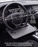 2-in-1 Steering Wheel Tray & Seat Gap Organizer | Portable Steering Wheel Desk with Cup Holder & Pad Slot, Car Food Desk for Laptop, Working, Eating, Multipurpose Accessories