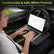 2-in-1 Steering Wheel Tray & Seat Gap Organizer | Portable Steering Wheel Desk with Cup Holder & Pad Slot, Car Food Desk for Laptop, Working, Eating, Multipurpose Accessories