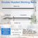 Double Headed Skirting Nails, Invisible Fasteners Hardware Nails for Wood Trim & Baseboards, Seamless Installation with 1 Sleeve Tool (100pcs)