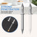 Double Headed Skirting Nails, Invisible Fasteners Hardware Nails for Wood Trim & Baseboards, Seamless Installation with 1 Sleeve Tool (100pcs)
