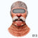 Funny Ski Mask for Men Realistic Old Man Face Balaclava 3D Printed Winter